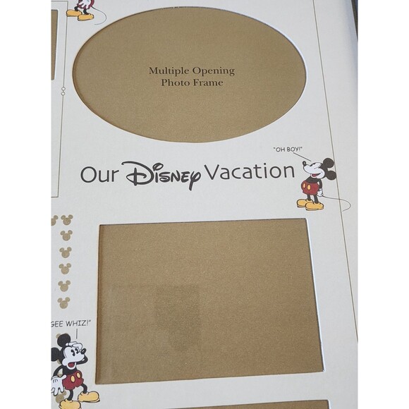 Disney World Parks Our Disney Vacation Picture Photo Collage Frame 16x16 Mickey - Picture 5 of 14